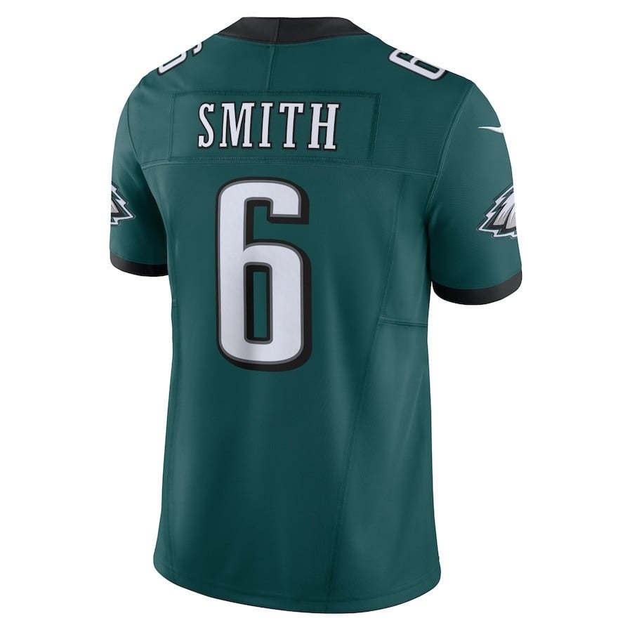 DeVonta Smith 6 Philadelphia Eagles Vapor F.U.S.E. Limited Jersey - Midnight Green JS2243 nicesnker - Image 3