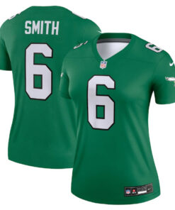 DeVonta Smith 6 Philadelphia Eagles Women Alternate Legend Player Jersey - Kelly Green JS4132 nicesnker
