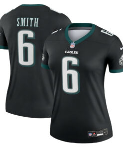 DeVonta Smith 6 Philadelphia Eagles Women Legend Player Jersey - Black JS5319 nicesnker