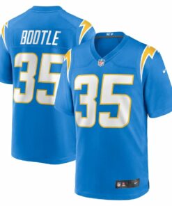 Dicaprio Bootle 35 Los Angeles Chargers Team Game Men Jersey - Powder Blue JS8790 nicesnker