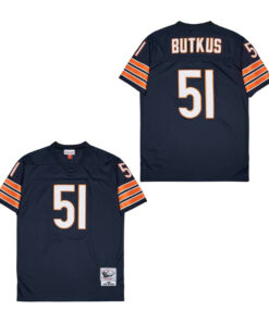 Dick Butkus 51 Chicago Bears Retro Throwback Men Jersey - Dark Navy JS7625 nicesnker