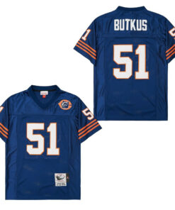 Dick Butkus 51 Chicago Bears Retro Throwback Men Jersey - Navy JS2305 nicesnker