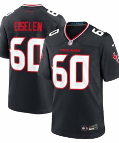Dieter Eiselen 60 Houston Texans Team Game Men Jersey - Navy JS8720 nicesnker