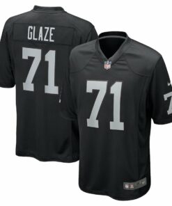 DJ Glaze 71 Las Vegas Raiders Team Game Men Jersey - Black JS3981 nicesnker