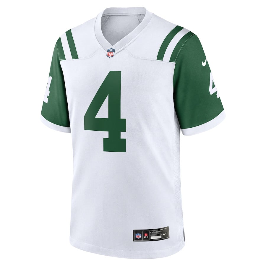 D.J. Reed 4 New York Jets Classic Alternate Game Men Jersey - White JS8407 nicesnker - Image 2