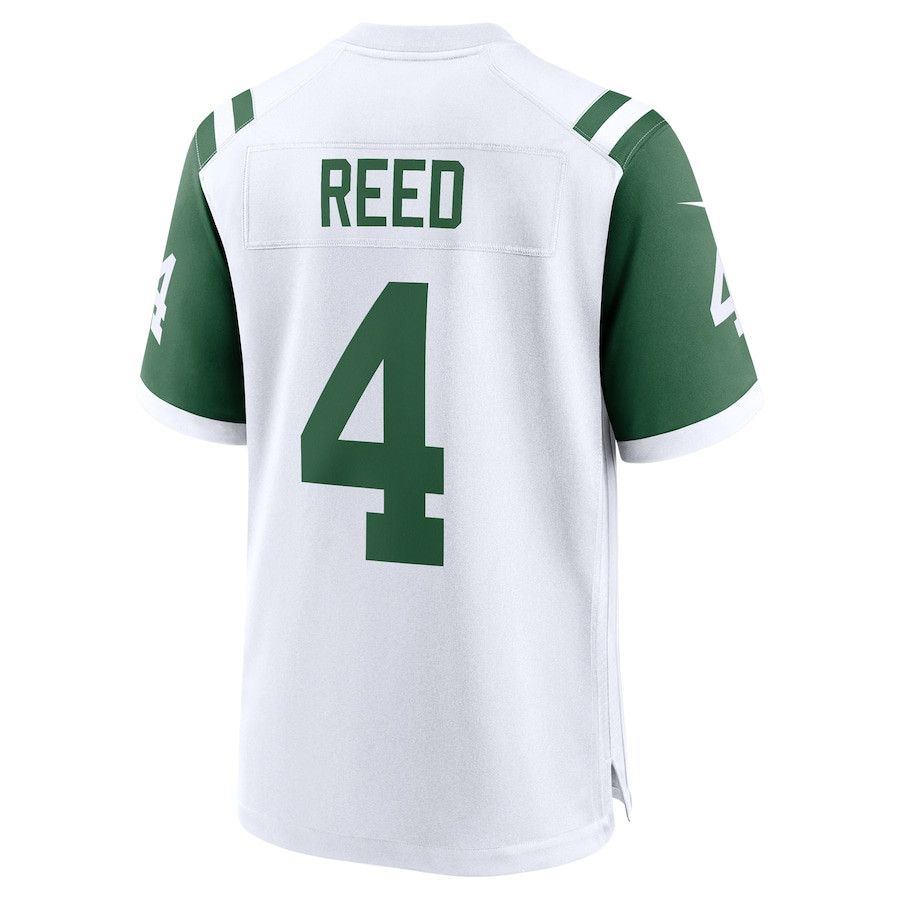 D.J. Reed 4 New York Jets Classic Alternate Game Men Jersey - White JS8407 nicesnker - Image 3