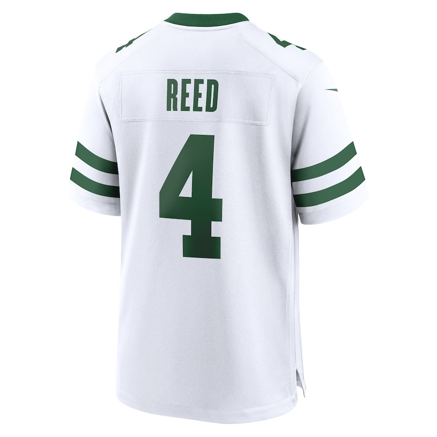 D.J. Reed 4 New York Jets Game Men Jersey - Legacy White JS4591 nicesnker - Image 3