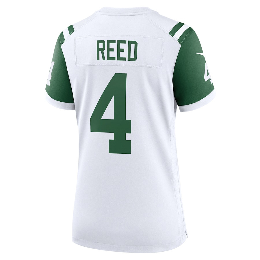 D.J. Reed 4 New York Jets Women's Classic Alternate Game Jersey - White JS5006 nicesnker - Image 3