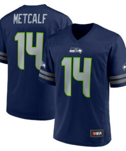 DK Metcalf 14 Seattle Seahawks Men Jersey - College Navy JS6856 nicesnker