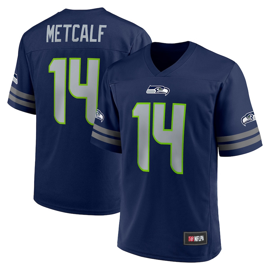 DK Metcalf 14 Seattle Seahawks Men Jersey - College Navy JS6856 nicesnker