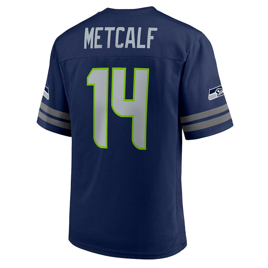 DK Metcalf 14 Seattle Seahawks Men Jersey - College Navy JS6856 nicesnker - Image 3