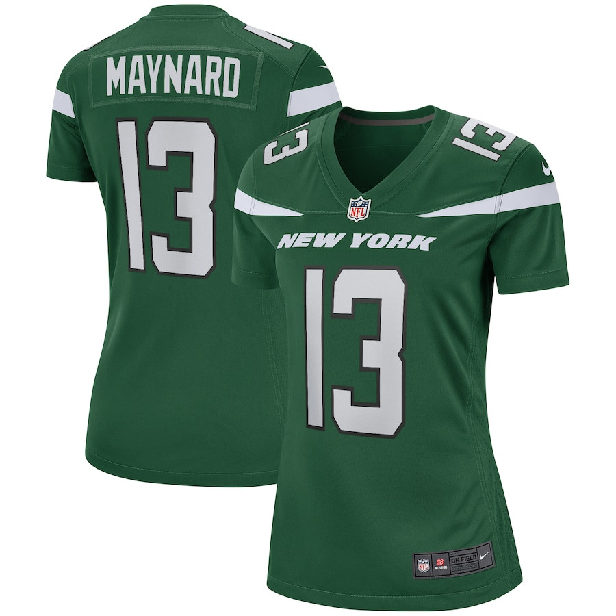 Don Maynard 13 New York Jets Women Game Retired Jersey - Gotham Green JS4926 nicesnker