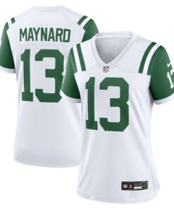 Don Maynard 13 New York Jets Women's Classic Alternate Retired Player Game Jersey - White JS2406 nicesnker