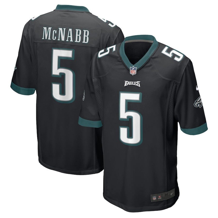 Donovan McNabb 5 Philadelphia Eagles Retired Jersey - Black JS4092 nicesnker