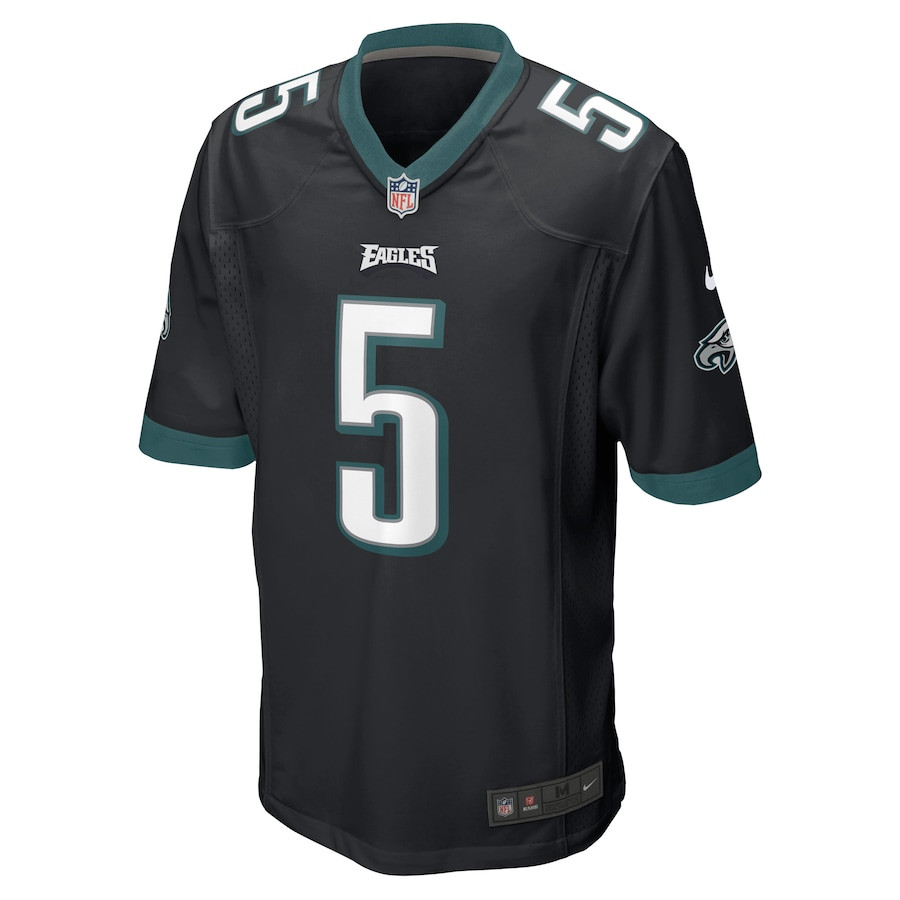 Donovan McNabb 5 Philadelphia Eagles Retired Jersey - Black JS4092 nicesnker - Image 2