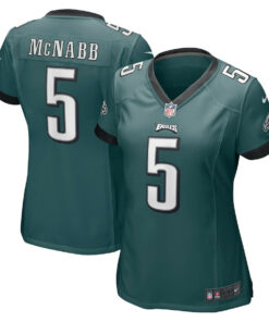 Donovan McNabb 5 Philadelphia Eagles Women Retired Jersey - Midnight Green JS3535 nicesnker