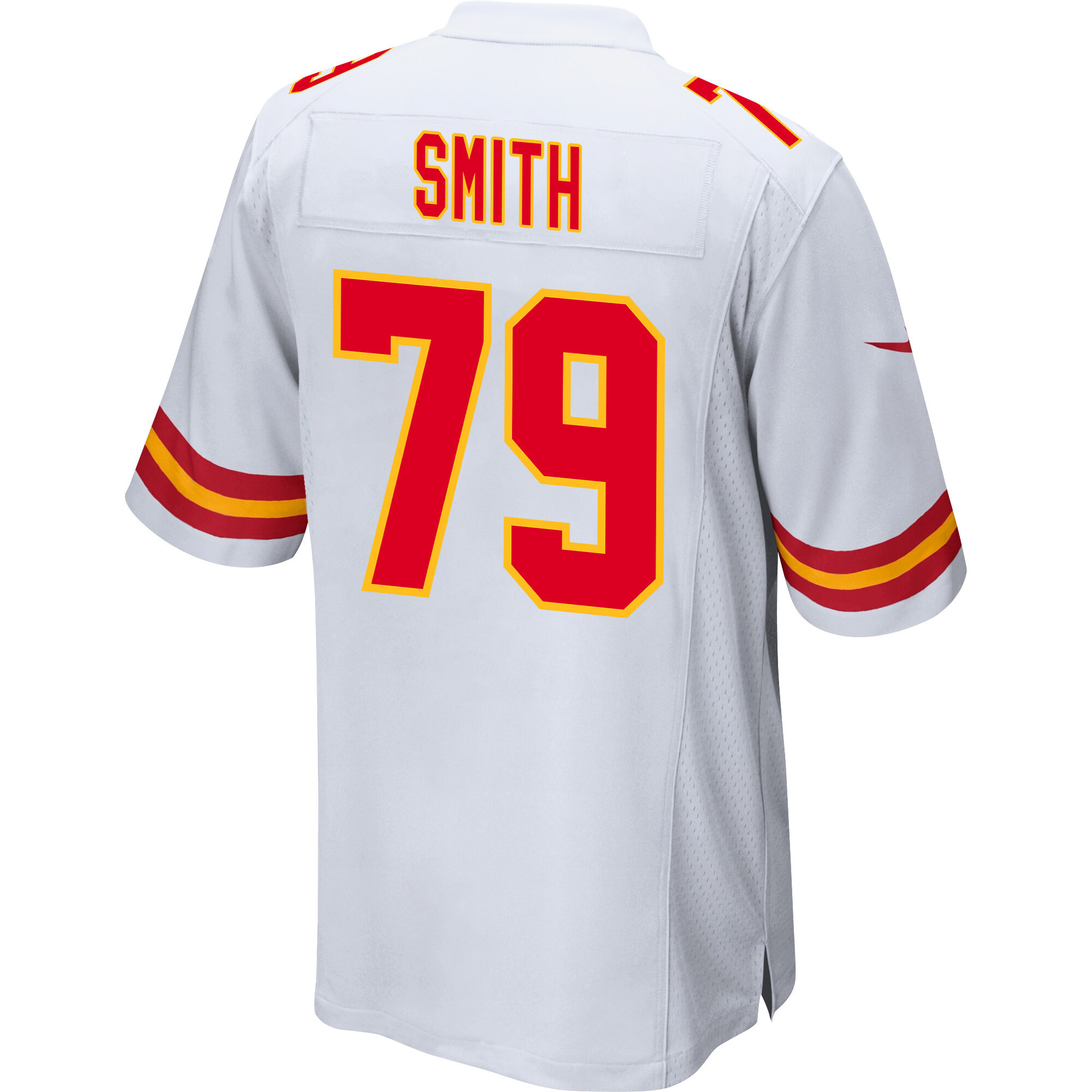 Donovan Smith 79 Kansas City Chiefs Super Bowl LVIII Patch Game Men Jersey - White JS1382 nicesnker - Image 3