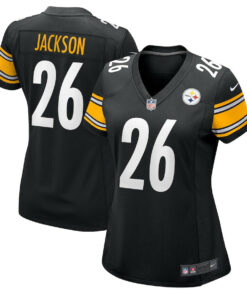 Donte Jackson 26 Pittsburgh Steelers Women's Game Jersey - Black JS4345 nicesnker