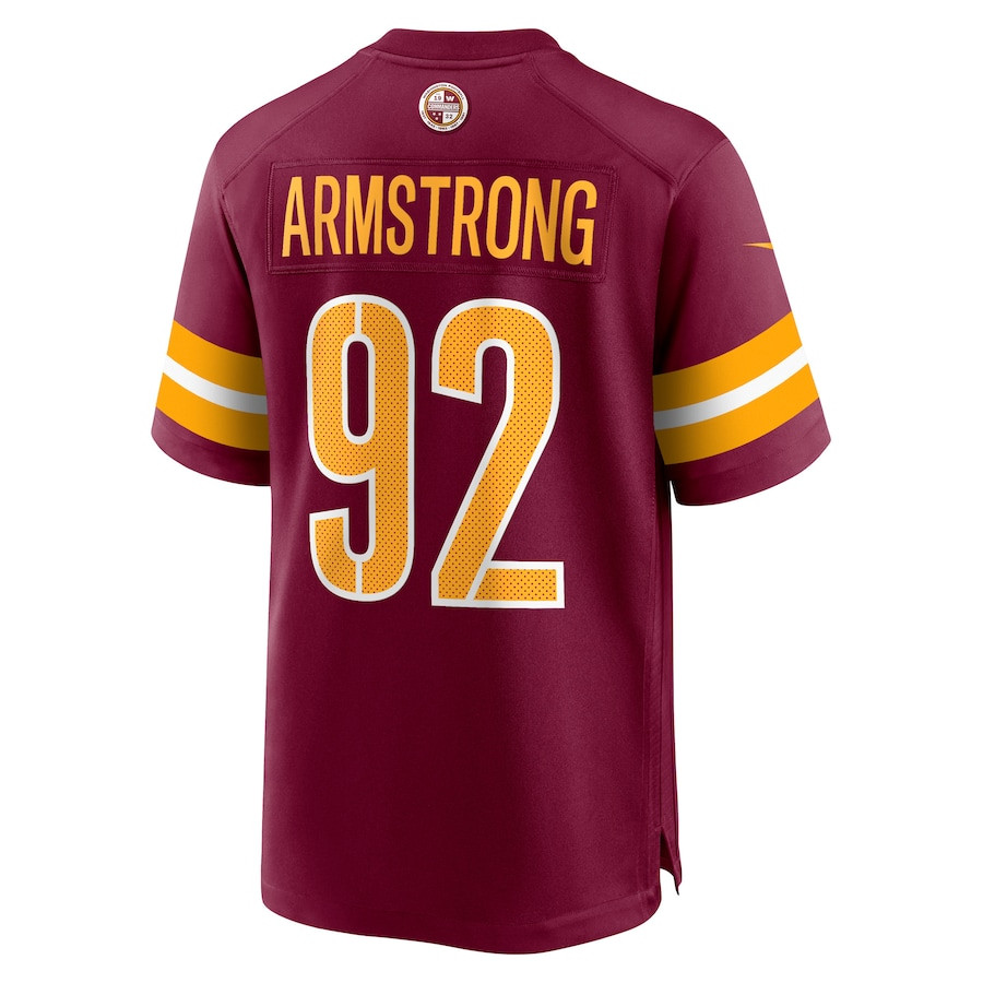 Dorance Armstrong 92 Washington Commanders Game Men Jersey - Burgundy JS7880 nicesnker - Image 3