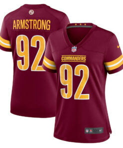 Dorance Armstrong 92 Washington Commanders Women's Game Jersey - Burgundy JS6757 nicesnker