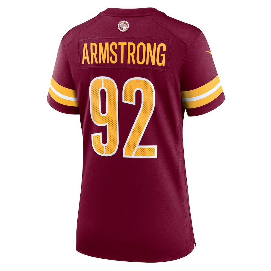 Dorance Armstrong 92 Washington Commanders Women's Game Jersey - Burgundy JS6757 nicesnker - Image 3