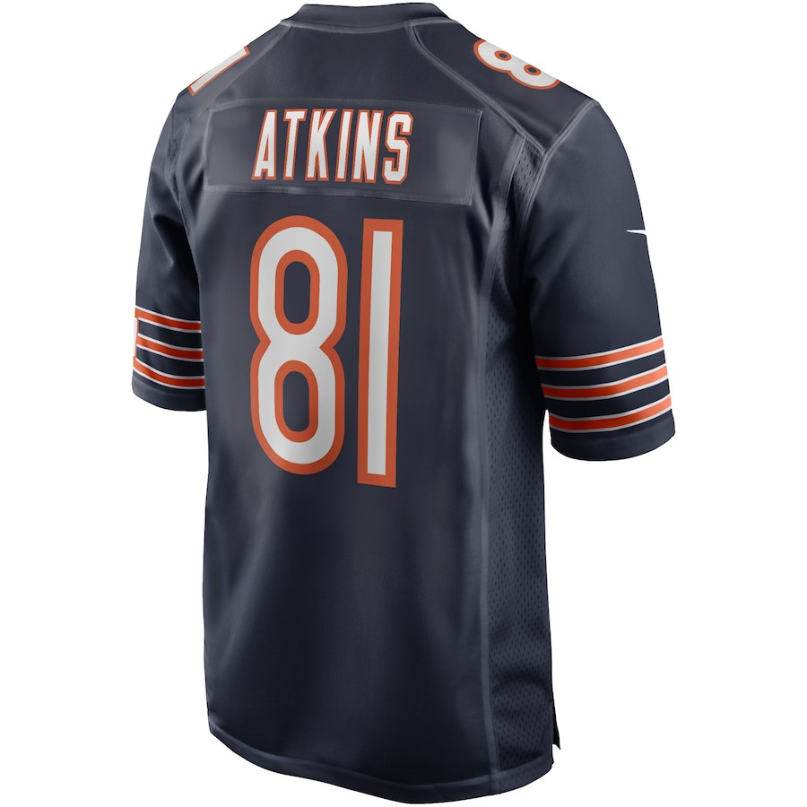 Doug Atkins 81 Chicago Bears Men Game Retired Jersey - Navy JS6764 nicesnker - Image 3