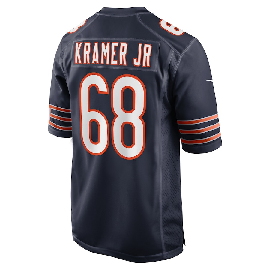 Doug Kramer Jr. 68 Chicago Bears Game Men Jersey - Navy JS2726 nicesnker - Image 3