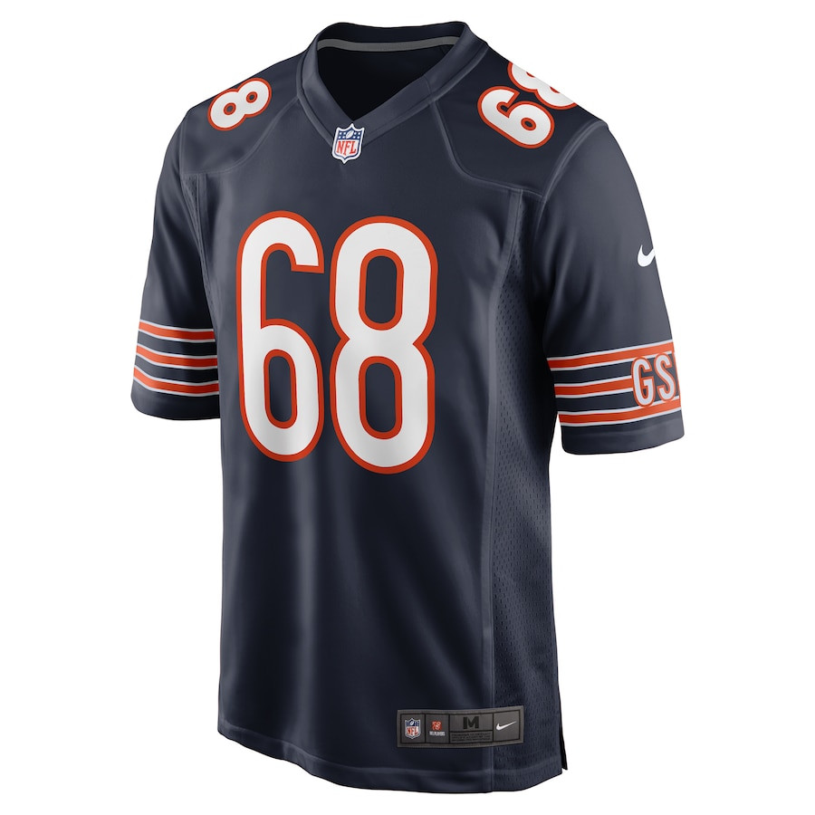 Doug Kramer Jr. 68 Chicago Bears Game Men Jersey - Navy JS2726 nicesnker - Image 2