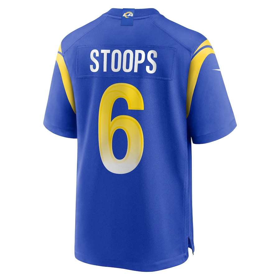 Drake Stoops 6 Los Angeles Rams Game Men Jersey - Royal JS8319 nicesnker - Image 3