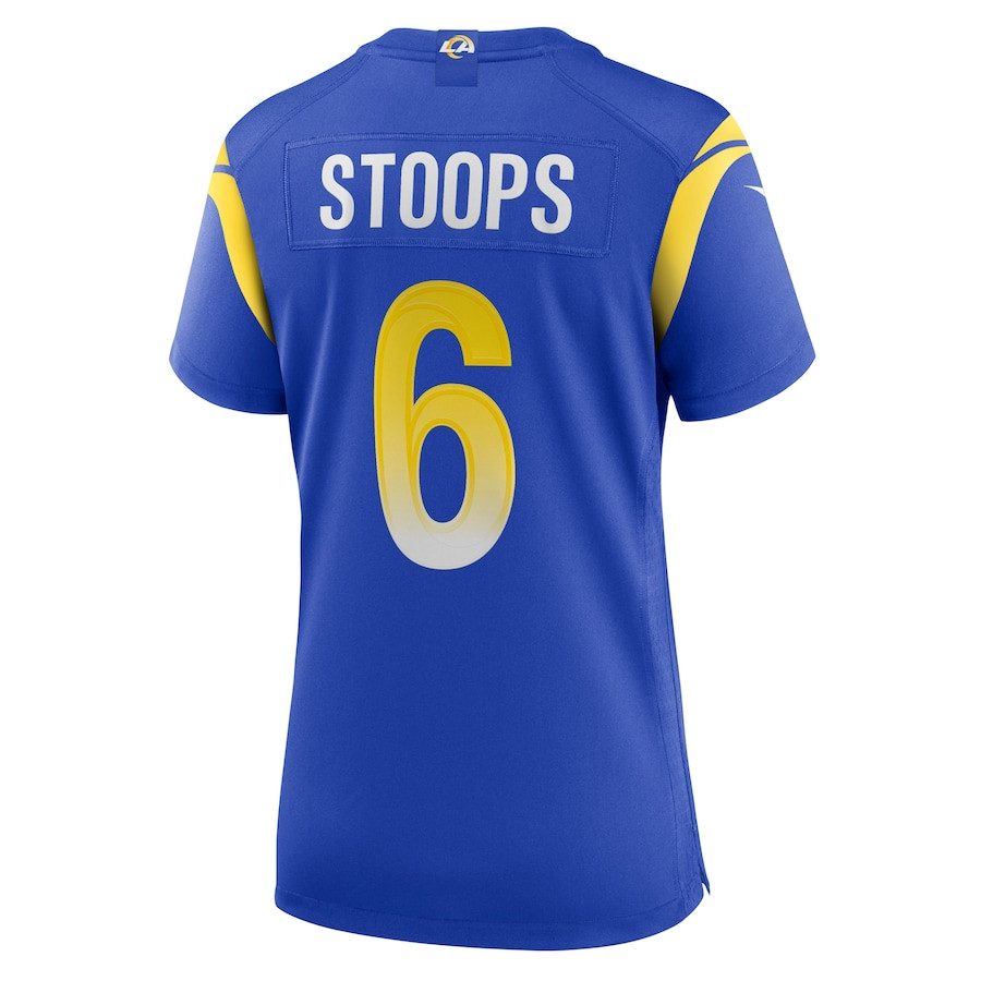 Drake Stoops 6 Los Angeles Rams Women's Game Jersey - Royal JS9182 nicesnker - Image 3