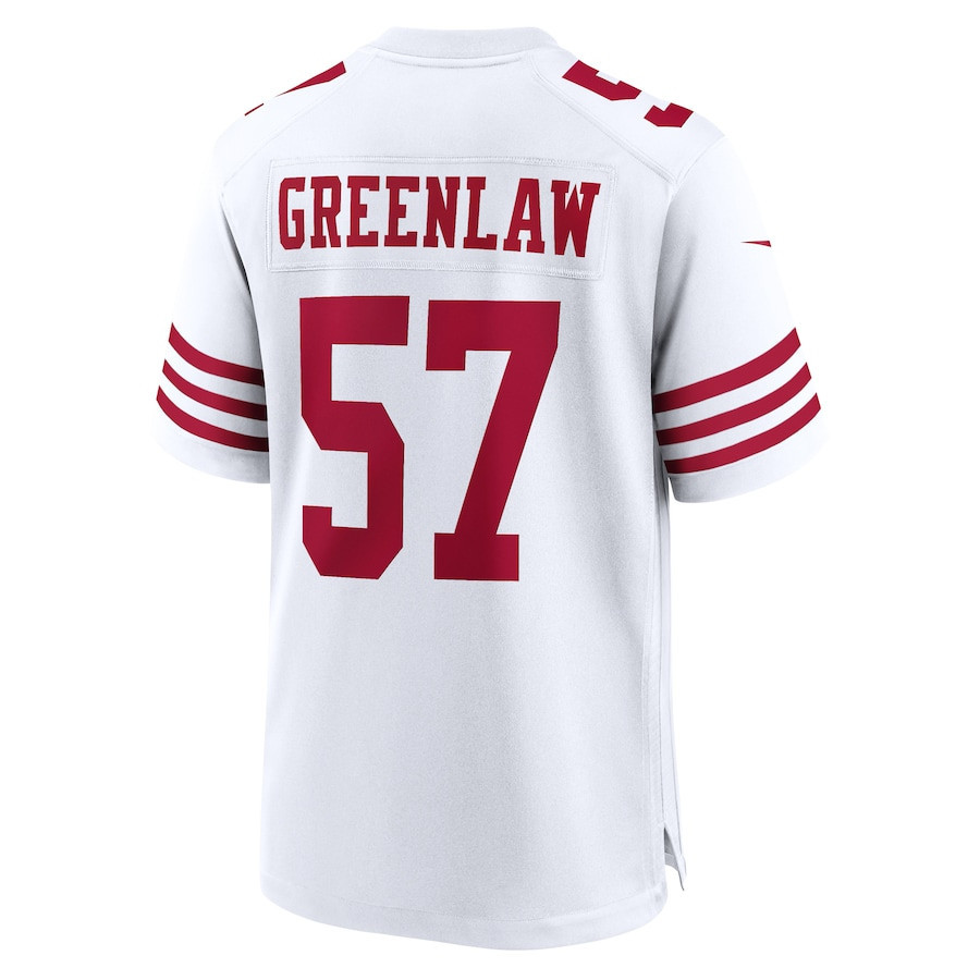 Dre Greenlaw 57 San Francisco 49ers Game Men Jersey - White JS4934 nicesnker - Image 3