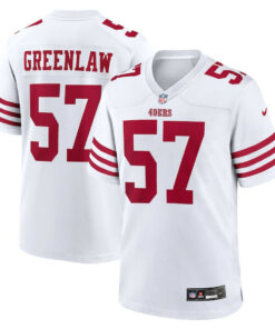 Dre Greenlaw 57 San Francisco 49ers Game Men Jersey - White JS4934 nicesnker
