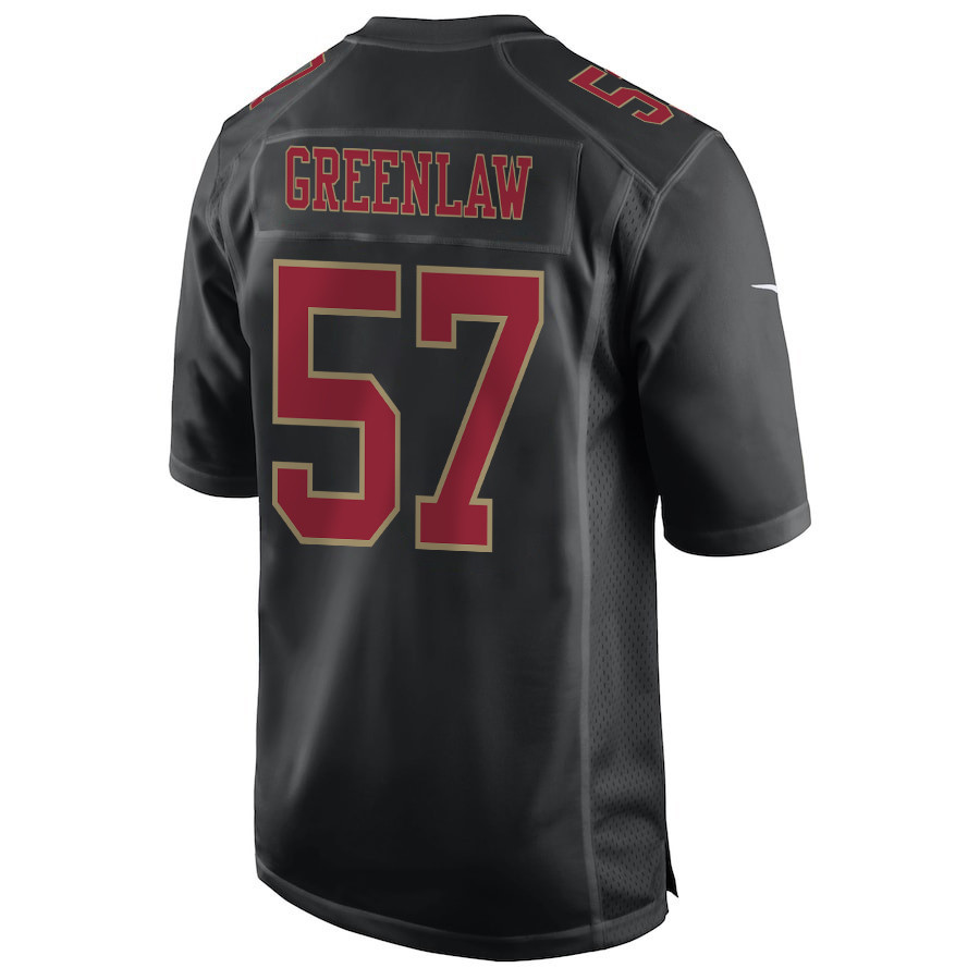 Dre Greenlaw 57 San Francisco 49ers Super Bowl LVIII Patch Fashion Game Men Jersey - Carbon Black JS7214 nicesnker - Image 3