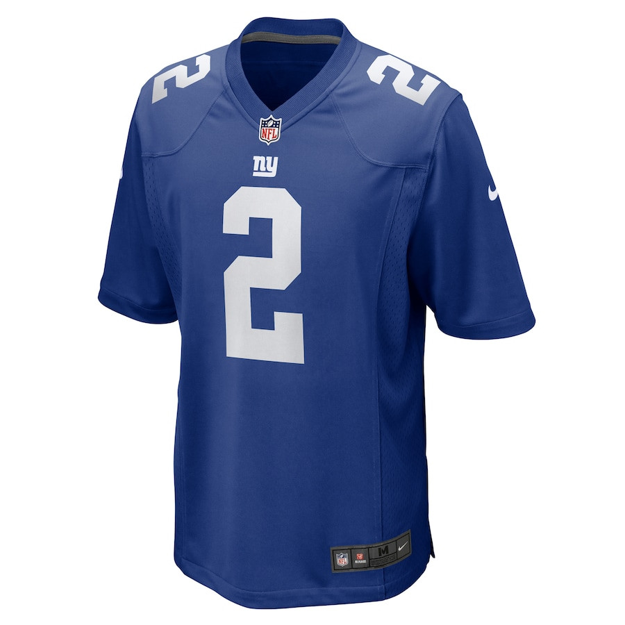 Drew Lock 2 New York Giants Team Game Men Jersey - Royal JS6034 nicesnker - Image 2
