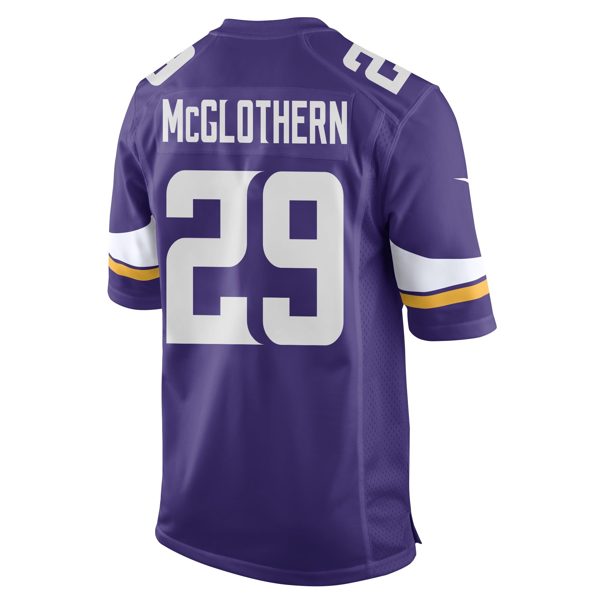Dwight McGlothern 29 Minnesota Vikings Super Bowl LIX New Orleans Patch Game Men Jersey - Purple JS1489 nicesnker - Image 2