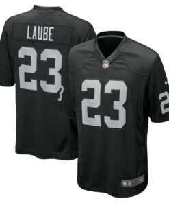 Dylan Laube 23 Las Vegas Raiders Team Game Men Jersey - Black JS4274 nicesnker