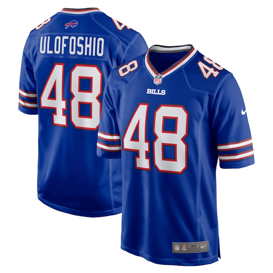 Edefuan Ulofoshio 48 Buffalo Bills Game Men Jersey - Royal JS4656 nicesnker