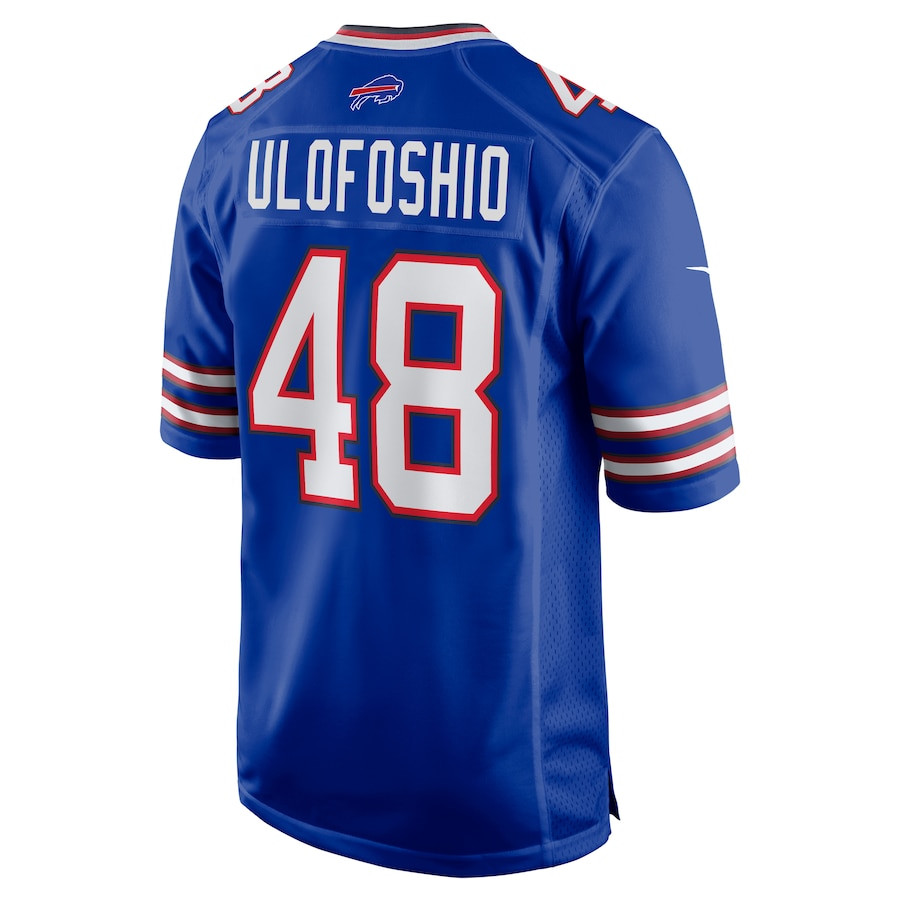 Edefuan Ulofoshio 48 Buffalo Bills Game Men Jersey - Royal JS4656 nicesnker - Image 3