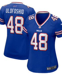 Edefuan Ulofoshio 48 Buffalo Bills Women's Game Jersey - Royal JS5385 nicesnker