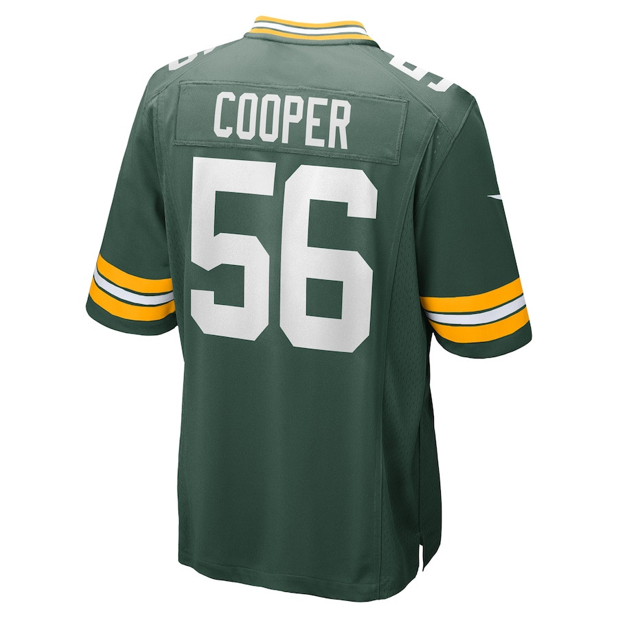Edgerrin Cooper 56 Green Bay Packers Game Men Jersey - Green JS4909 nicesnker - Image 3