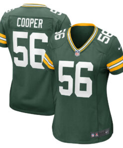 Edgerrin Cooper 56 Green Bay Packers Women's Game Jersey - Green JS4002 nicesnker