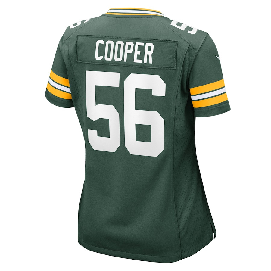 Edgerrin Cooper 56 Green Bay Packers Women's Game Jersey - Green JS4002 nicesnker - Image 3
