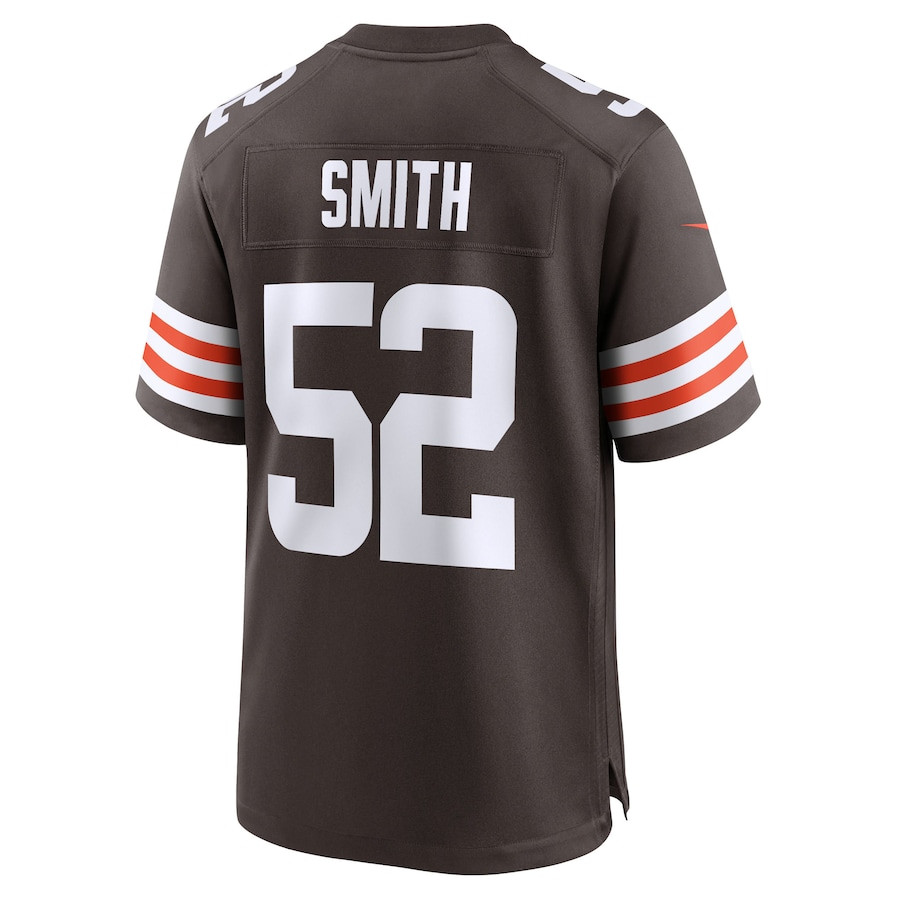 Elerson Smith 52 Cleveland Browns Team Game Men Jersey - Brown JS9204 nicesnker - Image 3