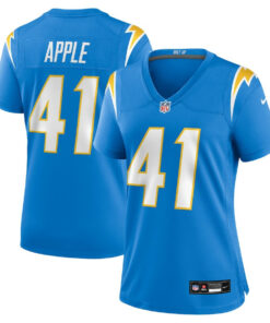 Eli Apple 41 Los Angeles Chargers Women's Game Jersey - Powder Blue JS8673 nicesnker