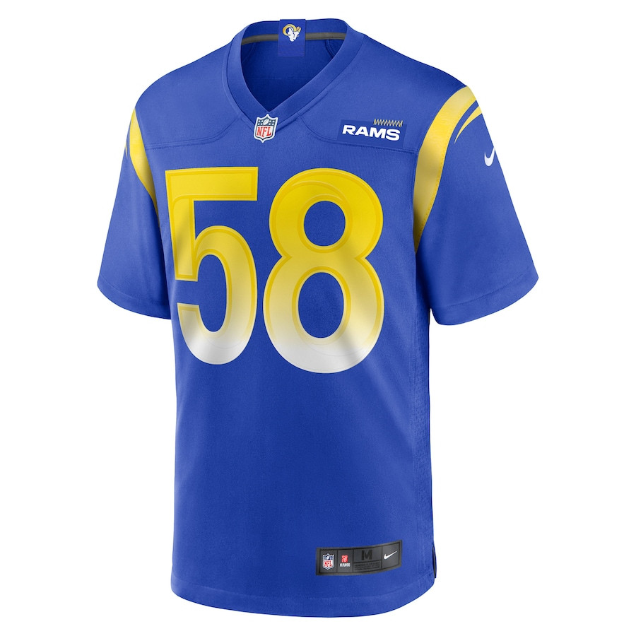 Eli Neal 58 Los Angeles Rams Game Men Jersey - Royal JS6232 nicesnker - Image 2