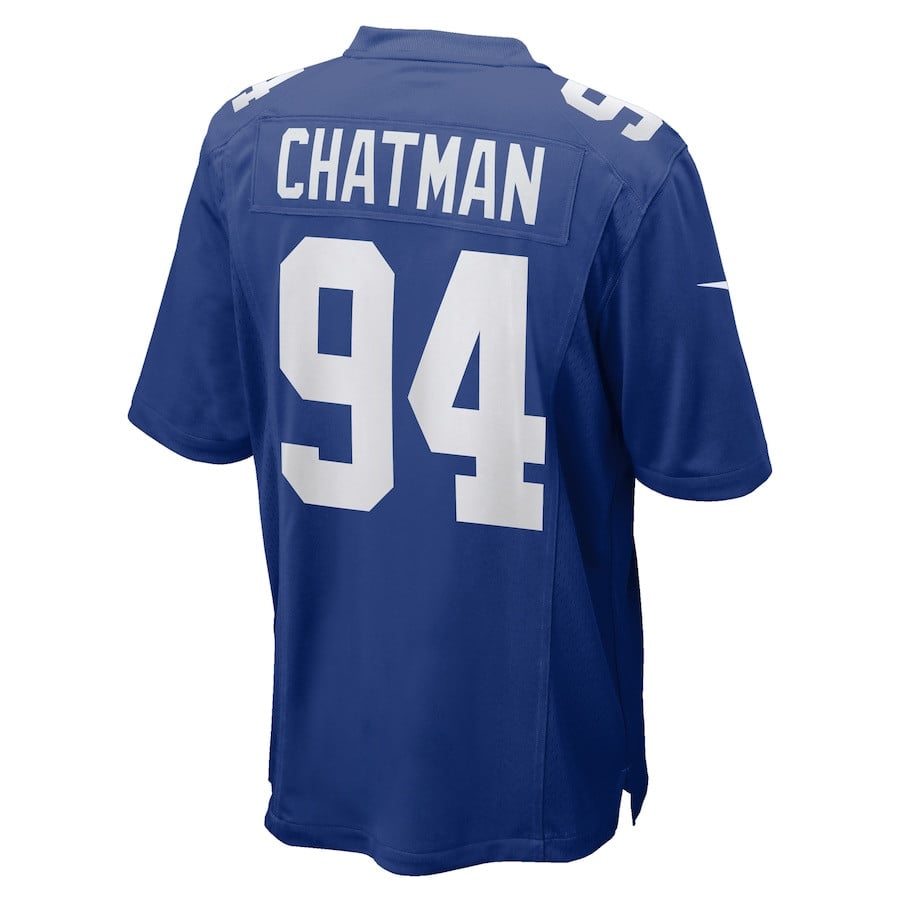 Elijah Chatman 94 New York Giants Team Game Men Jersey - Royal JS6080 nicesnker - Image 3