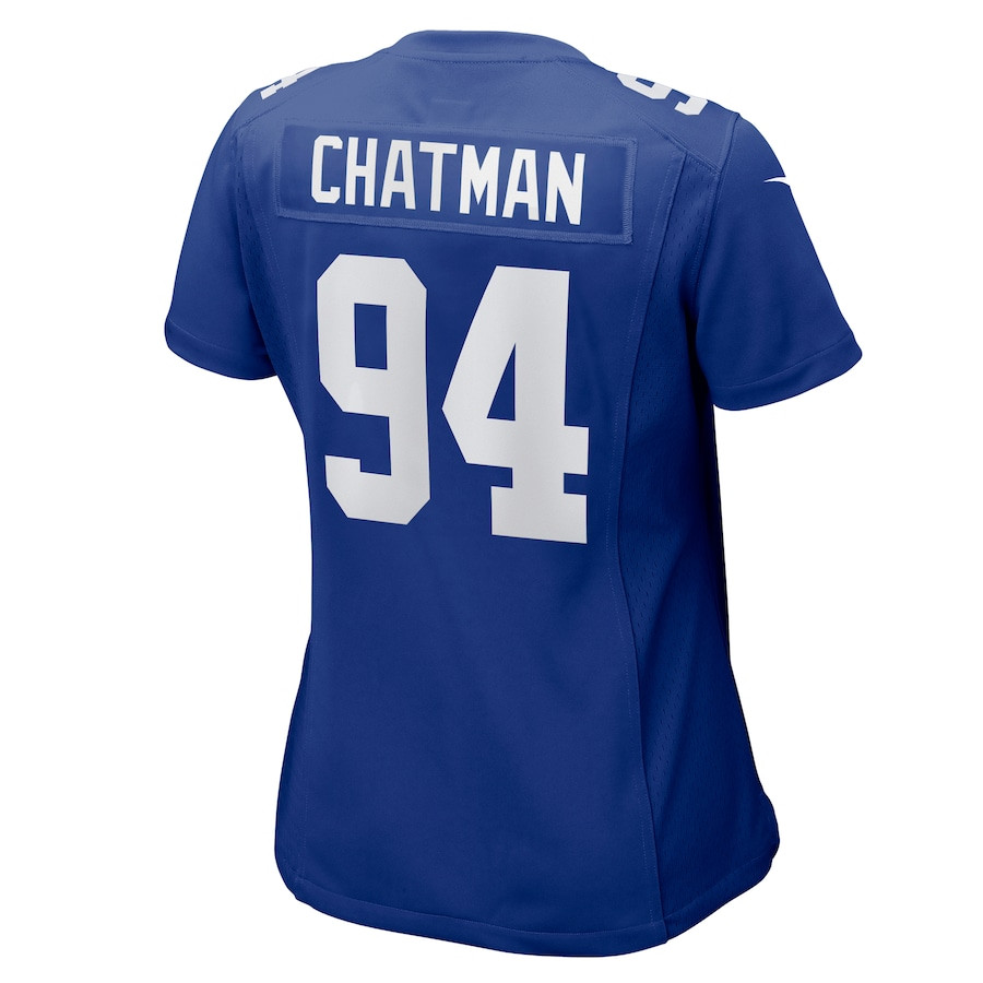 Elijah Chatman 94 New York Giants Women's Game Jersey - Royal JS8322 nicesnker - Image 3