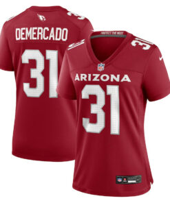 Emari Demercado 31 Arizona Cardinals Women's Game Jersey - Cardinal JS1195 nicesnker
