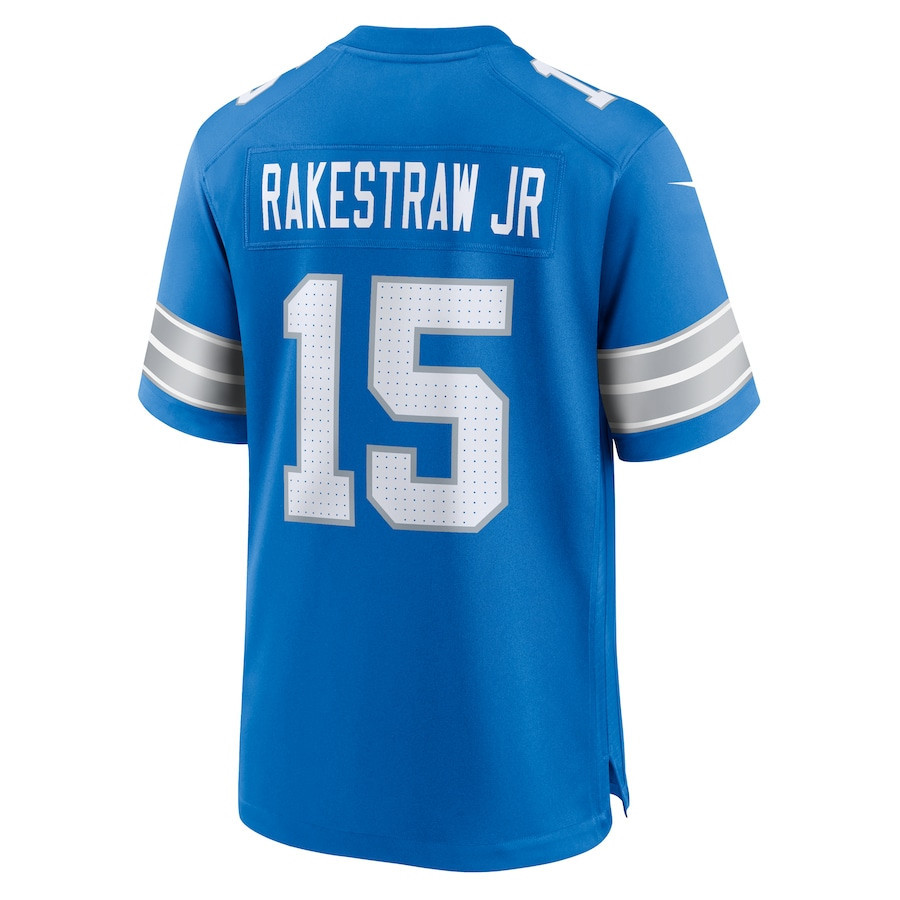Ennis Rakestraw Jr. #15 Detroit Lions Super Bowl LIX Jersey - Men's - Blue JS5359 nicesnker - Image 3