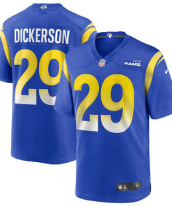 Eric Dickerson 29 Los Angeles Rams Men Game Retired Jersey - Royal JS5809 nicesnker